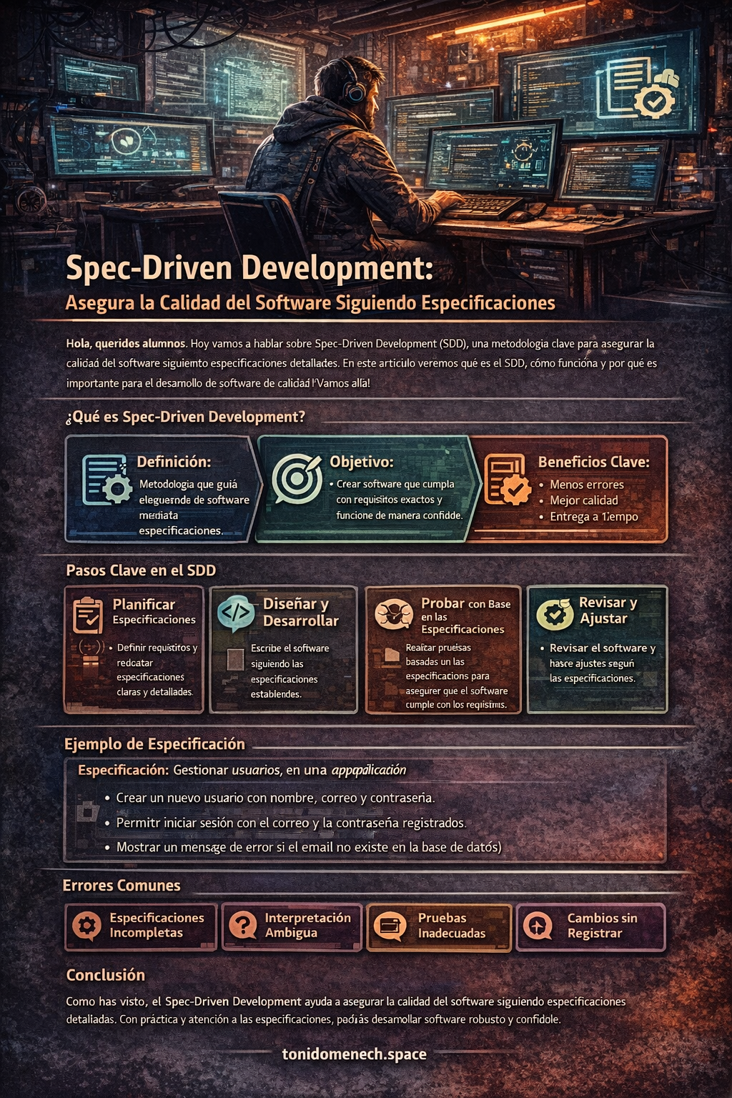 Spec-Driven Development: cuando la especificación guía el desarrollo