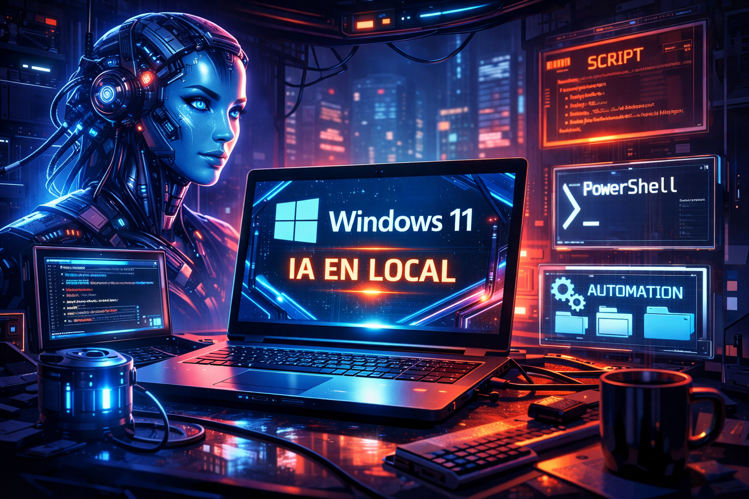 Cómo tener una IA en local en tu PC para interactuar directamente con Windows 11