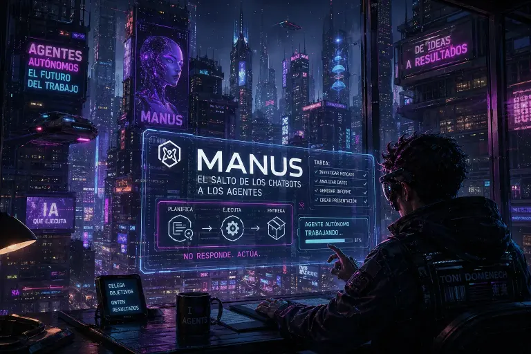 Manus: el salto de los chatbots a los agentes que trabajan por ti