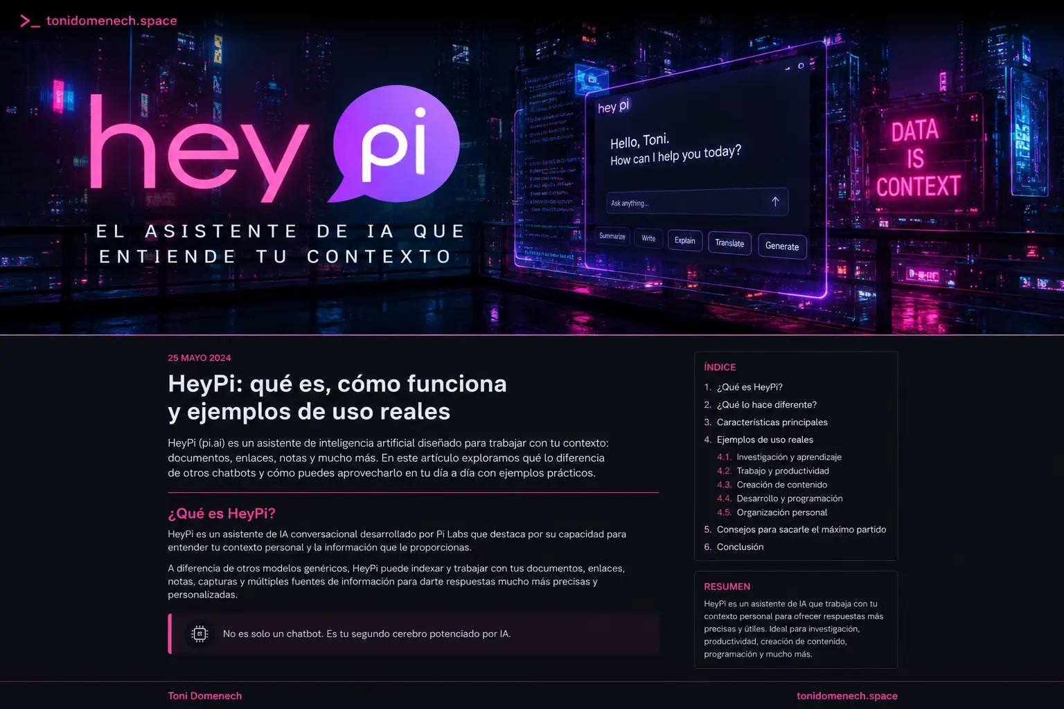 Qué es Pi AI y para qué sirve: guía completa con ejemplos de uso reales
