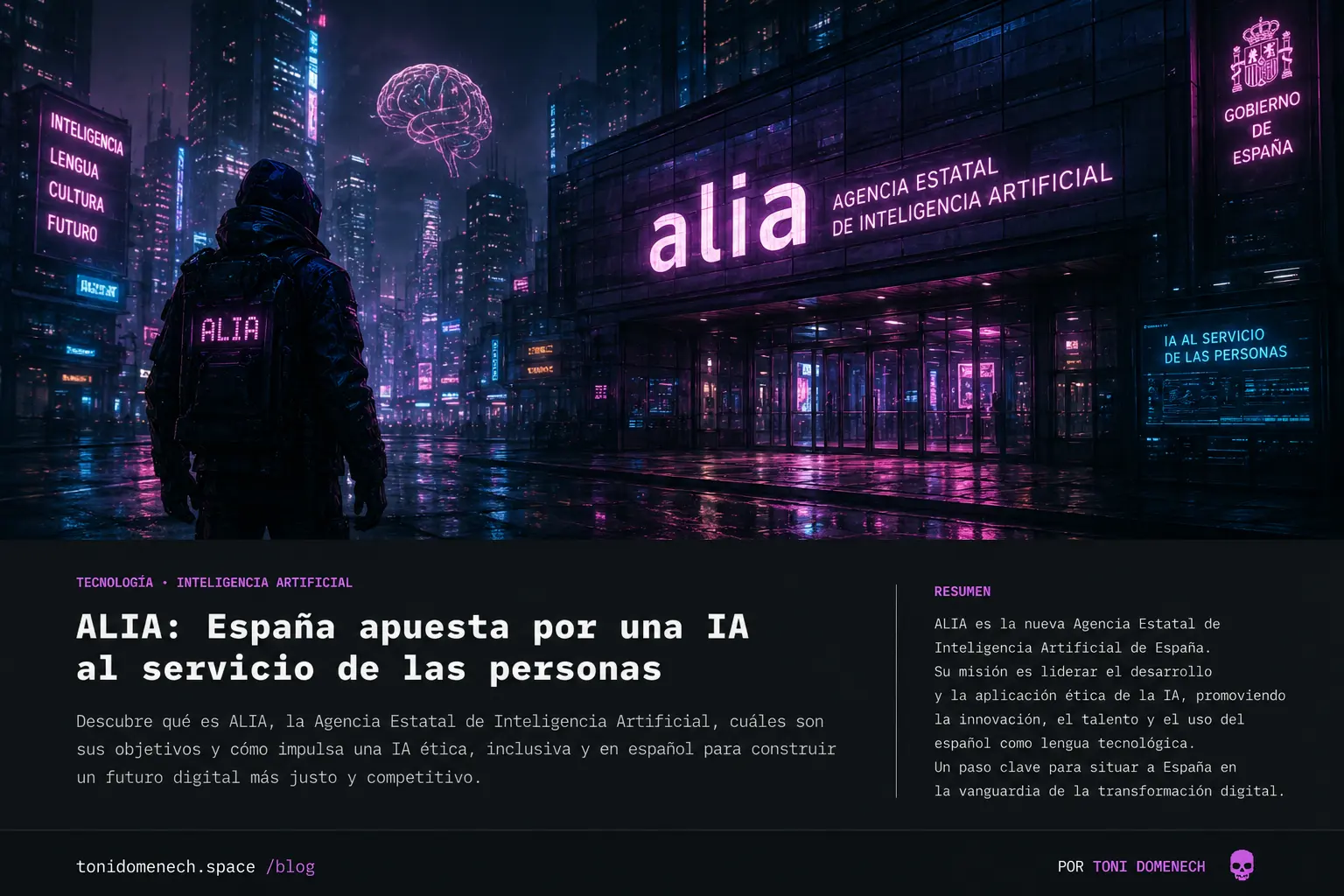 ALIA: la infraestructura pública de IA que España quiere construir en sus propias lenguas