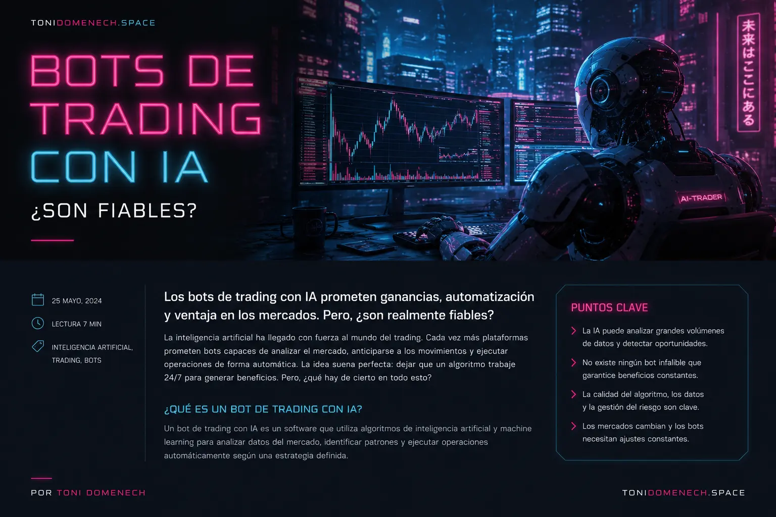 Bots de trading con IA: ¿son fiables?